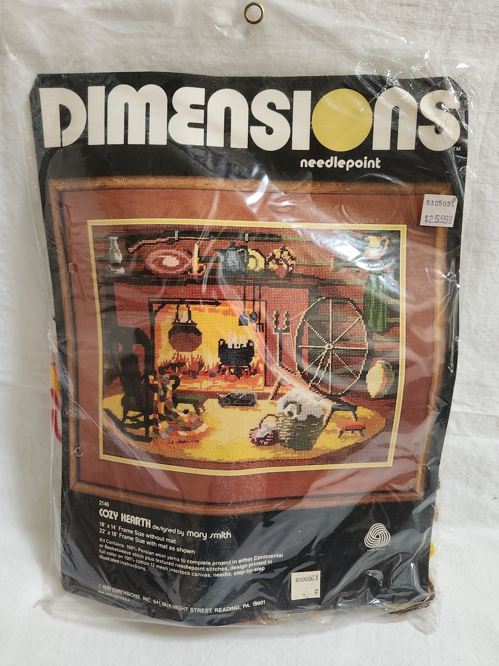 Dimensions COZY HEARTH Needlepoint Kit